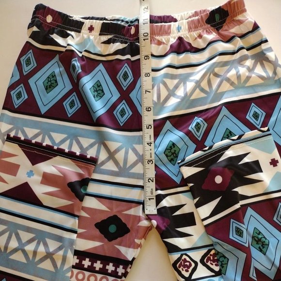 Lounge Pants Girls Large Unbranded Aztec Print - Picture 4 of 6